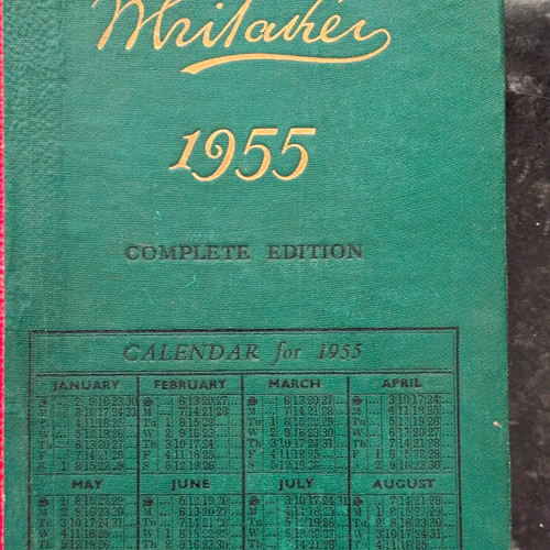 Whitaker almanack 1955 - whitaker's,