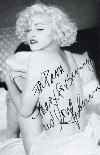 Madonna signed photograph - signed,