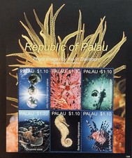 PALAU MARINE LIFE STAMPS 2013