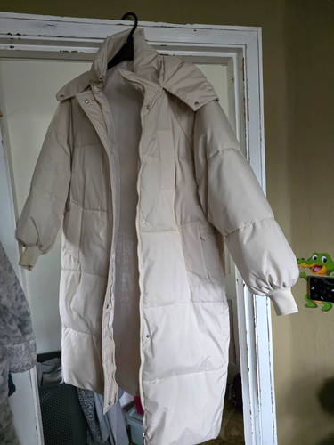 Women beige long quilted - women’s,