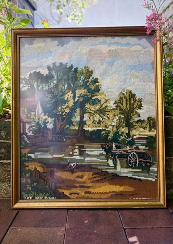 Vintage mid century - vintage, framed