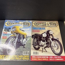 Classic Bike Magazine March and June 1991 Dominator 88 & Thruxton AJS