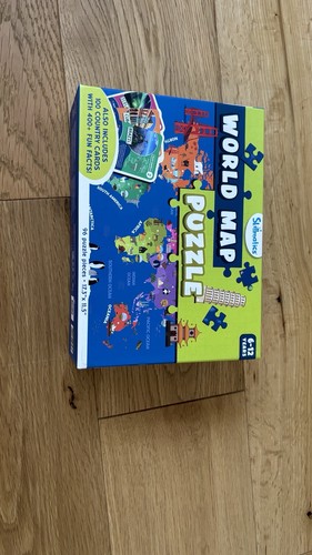 World map puzzle never used - puzzle,