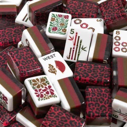 Engraved american mahjong - american,