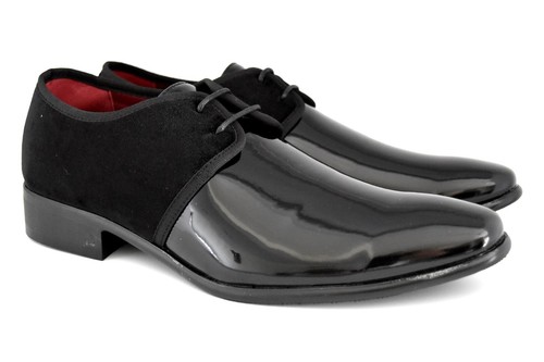 Mens patent shiny - shiny, velvet