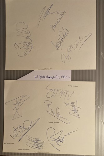 Signed middlesbrough - signed,