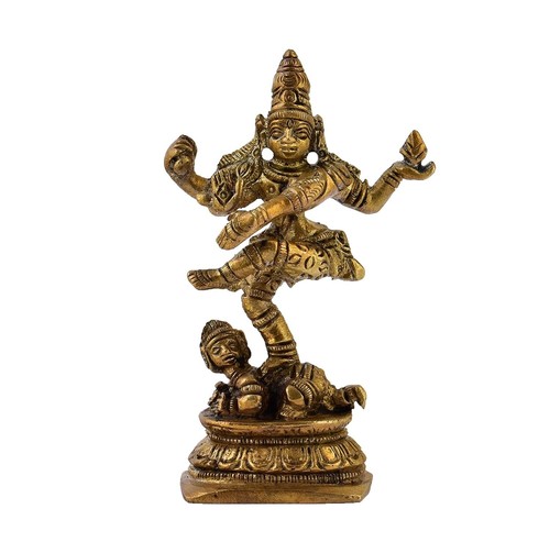 Brass nataraja statue - statue, lord