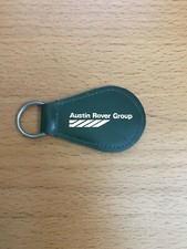 NOS Leather Austin Rover Group dealer Keyring Classic Car Vintage