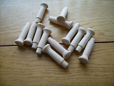 10x Hardwood shaker pegs