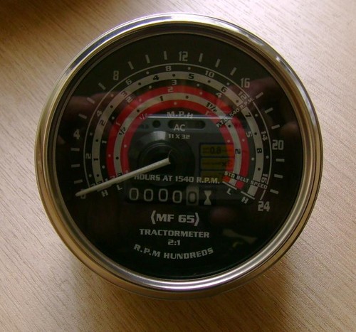 Rev counter clock mph - counter,