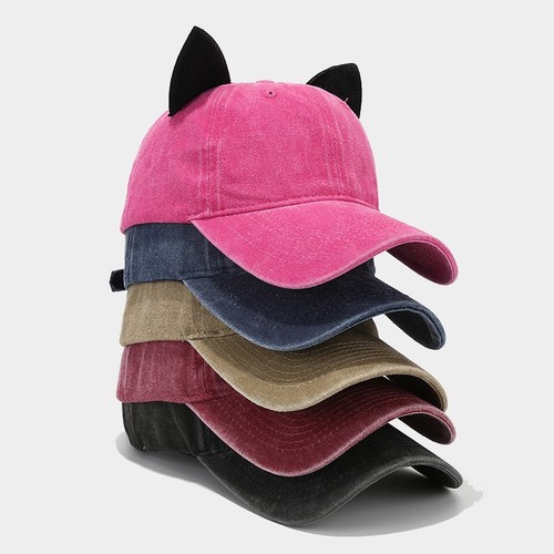 Cat ear soft top - ‌cat, baseball