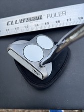 Odyssey White Hot 2 Ball Putter Pro Only Blue Star W Headcover 35”