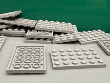 LEGO Plate 4 x 6 3032, Grey, From Millennium Falcon Set 10179, 10 Pieces