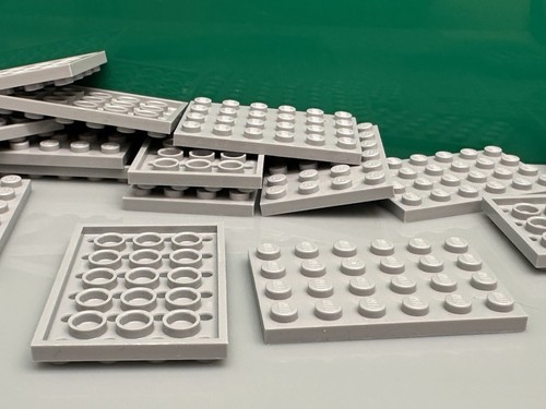 Lego plate 3032 grey - lego,