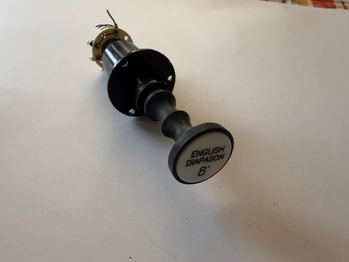 Rodgers organ lighted drawknob - organ,