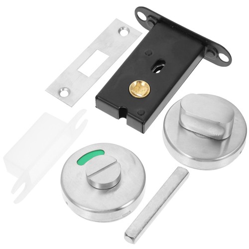 Privacy door lock green red - door,