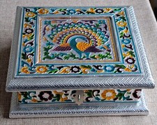 Indian meenakari square - indian,