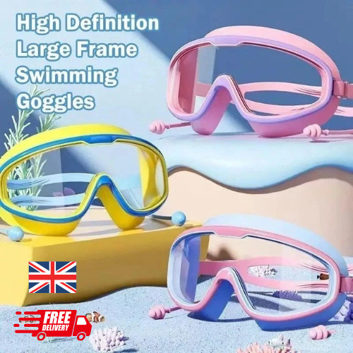 Kids anti fog swimming goggles - swimming,