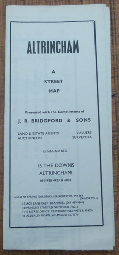 Folded paper street map - map, of