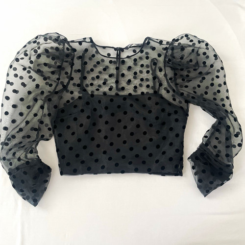 Zara black sheer - black,