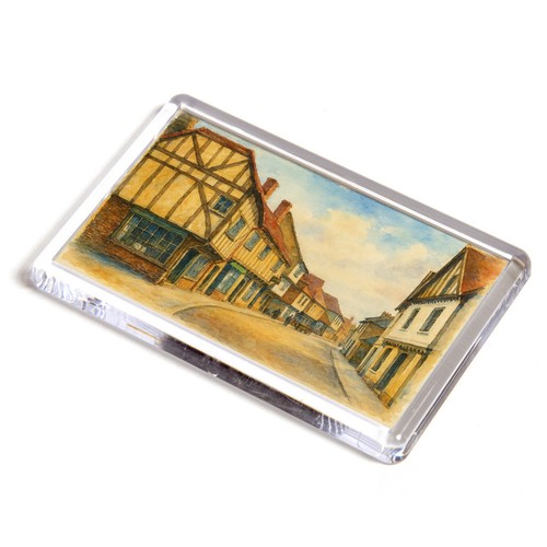 Fridge magnet strand - fridge, street