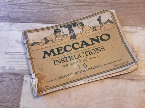 Meccano 1928 instructions - meccano,