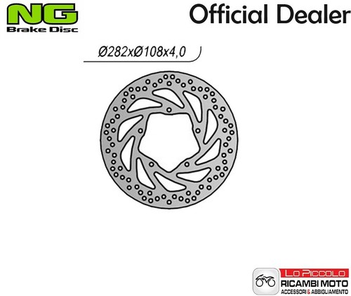 6591198 front brake disc - front, ng