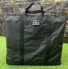Wax canvas , shopper style carry bag , made in  BLACK  wax canvas .