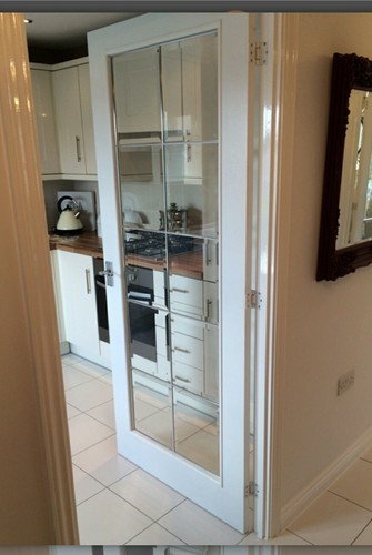 Fully glazed internal door - glazed,
