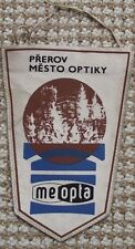 Meopta Prerov Town of Optics Camera & Lenses Company Advertising Pennant Flag