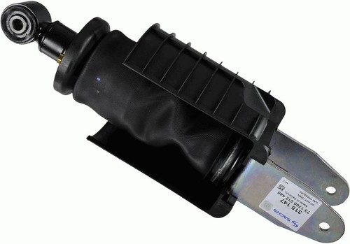 Driver cab suspension - cab, shock