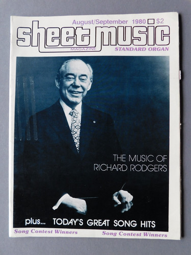 Sheet music magazine - music, magazine-