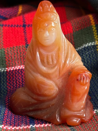 Chinese carved carnelian agate - chinese,