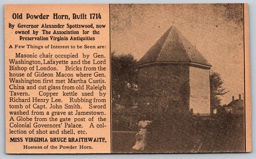 Old powder horn williamsburg - horn,