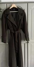 Vintage Long Brown Trench Mac