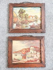 Vintage oil painting european - vintage,