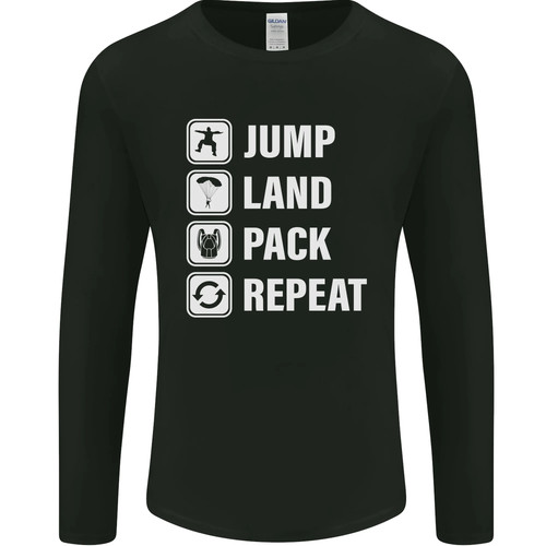 Skydiving jump land - jump,