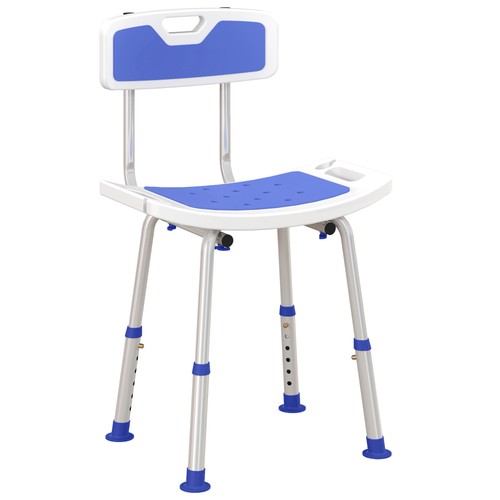 Homcom shower stool for - shower,