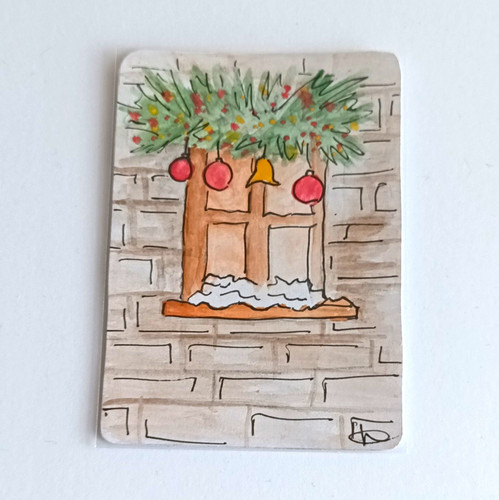 Aceo original miniature signed - aceo,