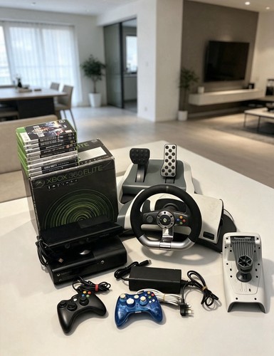 Xbox 360 boxed console - e, console.