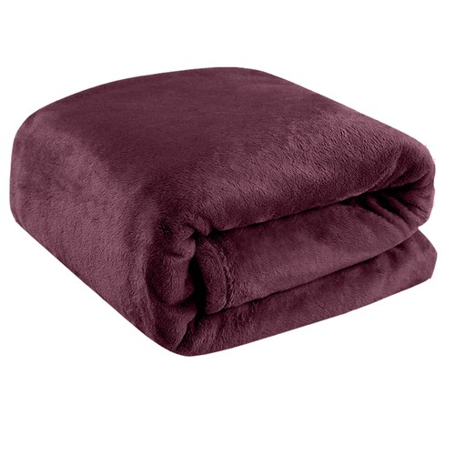 Large faux fur mink throw - mink,