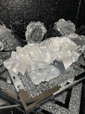 Handmade Girls Frilly Tutu Ruffle Ankle Baby Girls Diamante Stack Bow Socks ❤️