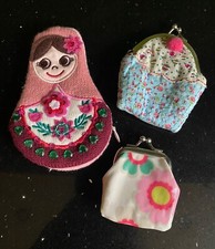 Children’s Purse Bundle x 3 Cath Kidston, Accessorize - Russian Doll VGC - Xmas?