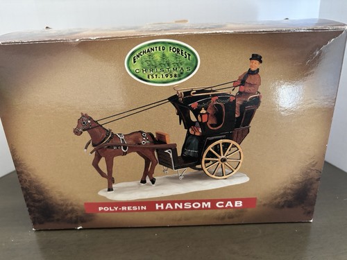 Lemax hansom cab - lemax, horse