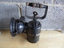 FINE VINTAGE / ANTIQUE CRESTELLA 'THE PREMIER LAMP' CARBIDE RAILWAY RAIL LANTERN