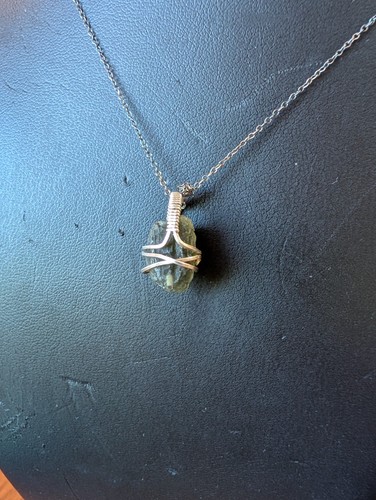 Moldavite sterling silver - moldavite,