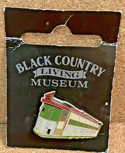 Tram pin badge black country - badge,