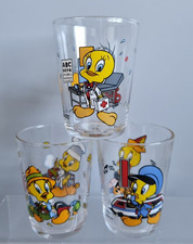 Vintage Tweety Pie Glasses x3