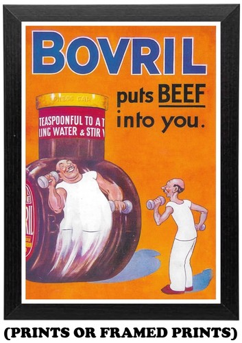 Bovril drink puts beef - puts, into