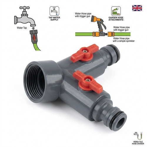 Hose pipe splitter - connector, 2
